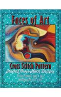 Faces of Art Cross Stitch Pattern: (English)