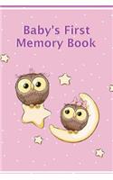 Baby's First Memory Book: A Keepsake for Birth through Preschool(English)