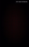 Dot Grid Notebook: 0.25 Inch Grid (1/4), 120 Pages, Double Sided, Black Cover