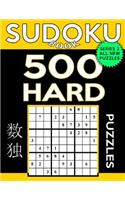 Sudoku Book 500 Hard Puzzles