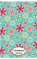 Notebook Journal Dot-grid,graph,lined,blank No Lined - Ice Crystals Design: Small Pocket Notebook / Journal / Diary: 5
