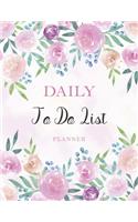 Daily To Do List Planner: Daily Planner with Hourly Schedule - Checklist Journal - Minimalist Notebook - Goals Journal