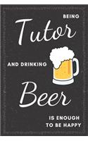 Tutor & Drinking Beer Notebook