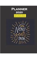 Planner 2020 Happy New Year 2020