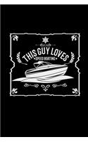 This guy loves speed boating