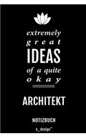 Notizbuch für Architekten / Architekt / Architektin