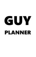 2020 Daily Planner For Men Guy Planner Black Font White Design 388 Pages: 2020 Planners Calendars Organizers Datebooks Appointment Books Agendas