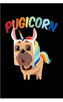 Pugicorn: School Handwriting Notebook