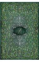 Monogram Z Journal: Blank Notebook Diary Memoir Log Logue