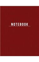 Notebook: Unlined Notebook - Large (8.5 X 11 Inches) - 112 Pages