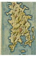 Antique Map of Karpathos 1597 Journal