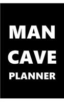 2019 Daily Planner For Men Man Cave Planner White Font Black Design 384 Pages