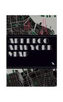 Art Deco New York Map