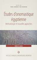 Etudes d'Onomastique Egyptienne