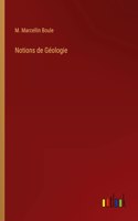Notions de Géologie