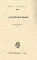 Leistungslohn Im Handel