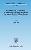 Tarifdispositives Gesetzesrecht Im Spannungsfeld Von Tarifautonomie Und Grundrechtlichen Schutzpflichten