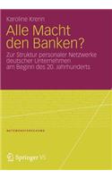 Alle Macht Den Banken?
