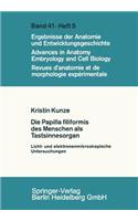 Die Papilla filiformis des Menschen als Tastsinnesorgan