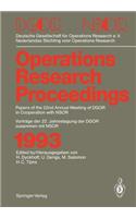 Operations Research Proceedings 1993