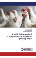 E coli, Salmonella & Staphylococcus aureus in poultry meat