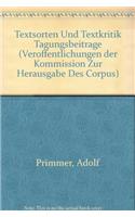 Textsorten Und Textkritik
