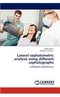 Lateral cephalometric analysis using different cephalographs
