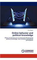 Online behavior and political knowledge