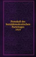 Protokoll des Sozialdemokratischen Parteitages