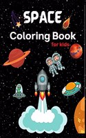 Space Coloring Book for Kids Ages 4-8