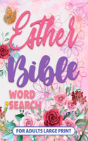 Esther Bible Word Search Books for Adults Large Print