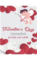 Valentine's Day Coloring Book for Kids and adult
