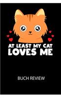 AT LEAST MY CAT LOVES ME - Buch Review: Arbeitsbuch, um deine Lieblingsbücher zu bewerten und dauerhaft festzuhalten!