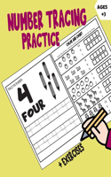 Number tracing practice