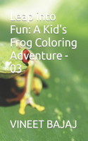 Leap into Fun: A Kid's Frog Coloring Adventure - 03