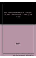 Holt Elements of Literature Michigan: Student Edition Grade 11 2005