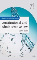 Constitutional and Administrative Law (Palgrave Macmillan Law Masters)