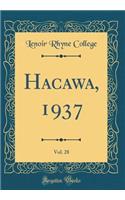 Hacawa, 1937, Vol. 28 (Classic Reprint)