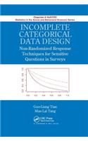 Incomplete Categorical Data Design