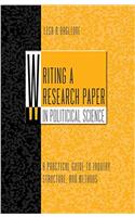 Writing a Research Paper in Political Science