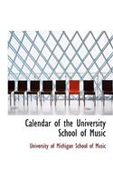 Calendar of the University School of Music