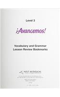 Lesson Review Bookmarks
