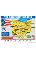 Ohio State Map for Students - Pack of 30