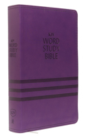 KJV, Word Study Bible, Leathersoft, Purple, Red Letter