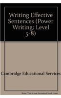 Writing Effective Sentences