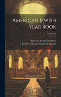 American Jewish Year Book; Volume 20