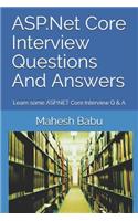 ASP.Net Core Interview Questions And Answers: Learn some ASP.NET Core Interview Q & A