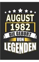 August 1982 Die Geburt von Legenden