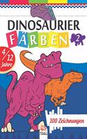 Dinosaurier färben 2: (Dinofärben)