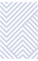 Abstract Striped Geometric Notebook